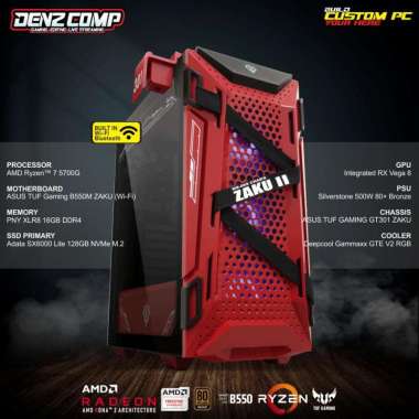 ASUS TUF ZAKU GAMING PC - AMD RYZEN 7 5700G RAM 16GB SSD 128GB