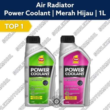AIR RADIATOR POWER COOLANT TOP 1 MERAH HIJAU 1L MOTOR MOBIL