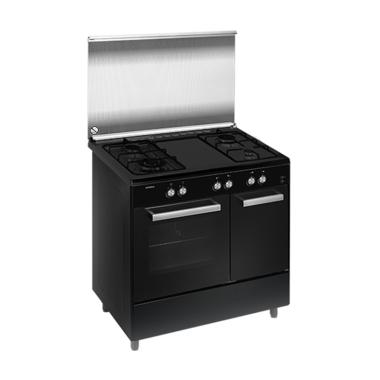 Modena FC-8943 L Kompor Gas dengan Oven Freestanding - Black [4 Tungku] black