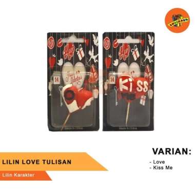 LILIN LOVE TULISAN - Lilin Karakter