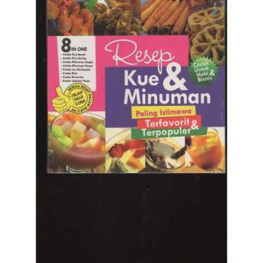 buku resep kue dan minuman istimewa
