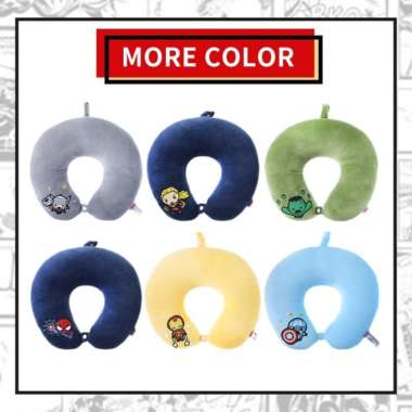 Miniso Bantal Leher dengan Penutup Mata Marvel Series