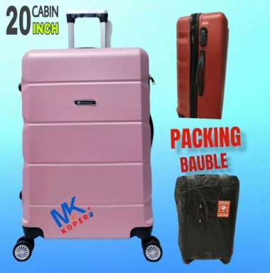 KOPER POLO MILANO,KOPER HARDCASE,KOPER BAJU,MT.8182 20 INCIH RED warna PINK