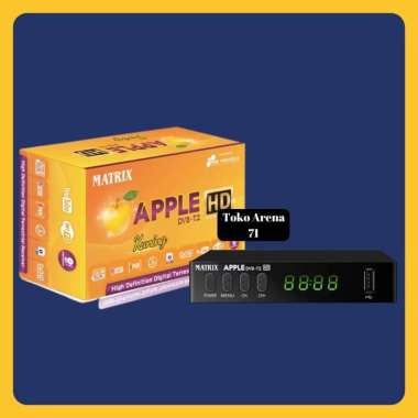 SET TOP BOX STB DVB-T2 MATRIX APPLE HD YOUTUBE MECCAST STB MATRIX APPLEKUNING MERAH