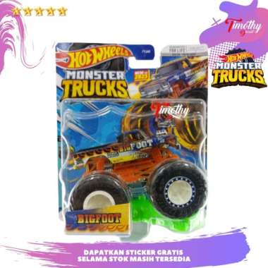 Hot Wheels Monster Trucks BigFoot Biru Power Wheels LIFETIME WARRANTY