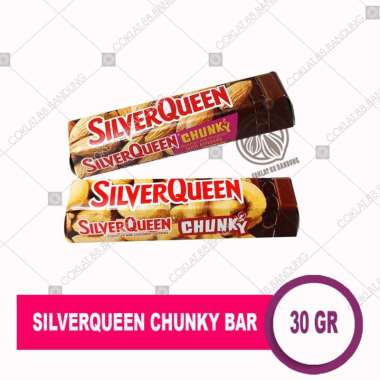Promo Harga Silver Queen Chunky Bar Almonds 30 gr - Blibli