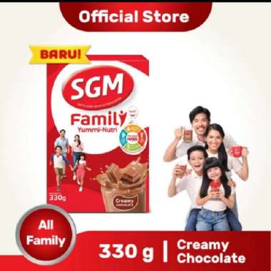 Promo Harga SGM Family Yummi Nutri Creamy Chocolate 330 gr - Blibli