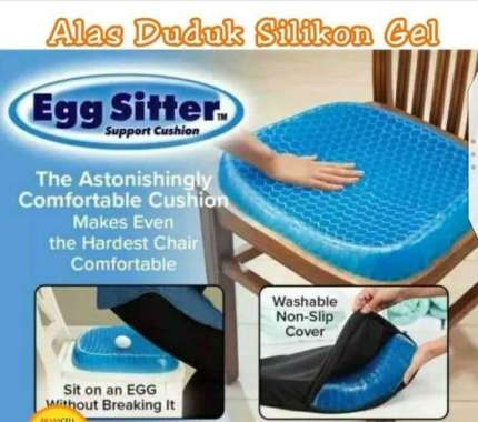 Alas duduk silikon gel kualitas premium egg sitter bantalan jok kursi