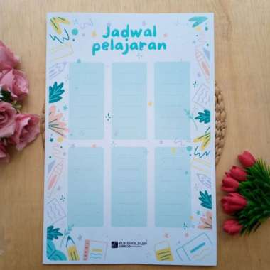 Poster Jadwal Pelajaran