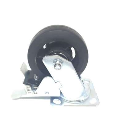 Roda Caster / Troli / Troly Karet 4 Inch Heavy Duty Rem ( Kunci ) SUBARU Indonesia