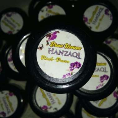 Grosir 1 lusin Henna Alis arab brow Henna premium HanzaQi