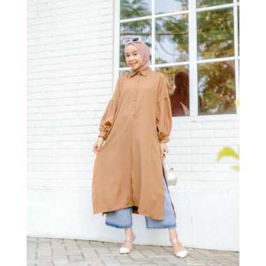 Baju Wanita Tunik Jenwill long tunik Panjang L Coktu