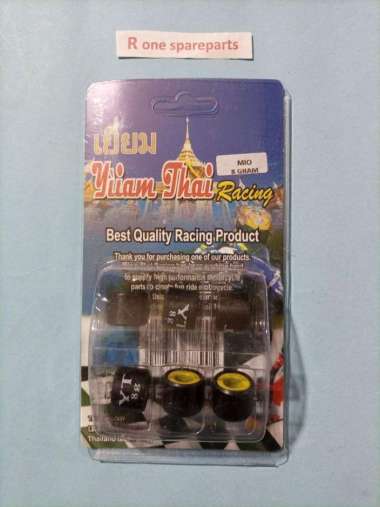 roller racing mio 8 gram hitam
