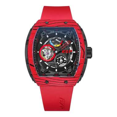 Jam Tangan Expedition E 6782 Pria Automatic Original Red Black