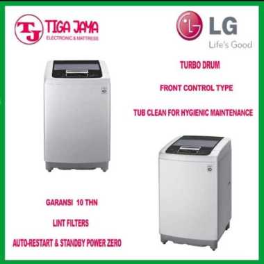 LG MESIN CUCI T2516 TOP LOADING 16KG T2516VSPM INVERTER