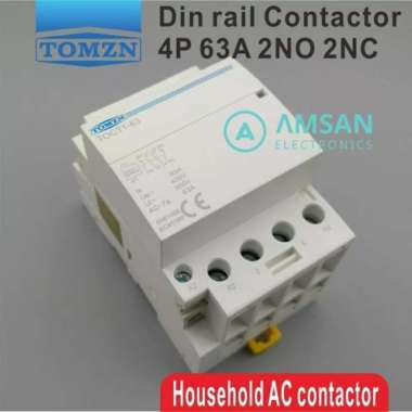 TOMZN TOCT1 4P 63A Kontaktor 4NO 4NC 2NC2NO 2NO 2NC 220V 4NC