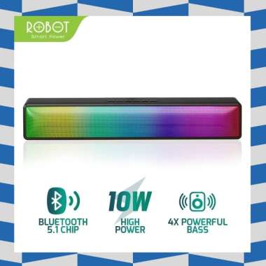 ROBOT RGB Speaker Bluetooth Soundbar RB580 Powerful Bass 10W Stereo