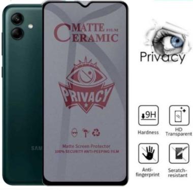 Tempered Glass Samsung A04 / Samsung A04e Full Cover Ceramic Anti Spy Samsung A04