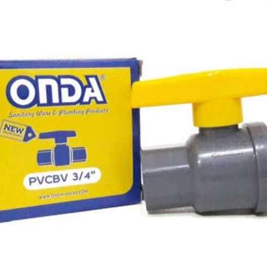 Ball valve pvc onda 3/4 ,stop kran pvc onda 3/4