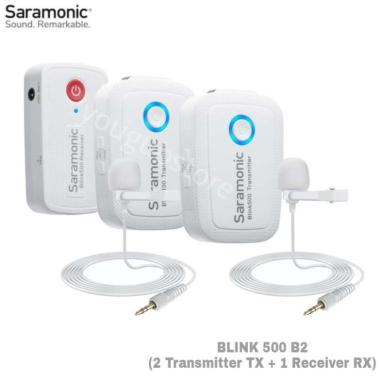Gudang Digital Saramonic Blink 500 B2-Mount Wireless Omni Lavalier Microphone System Black