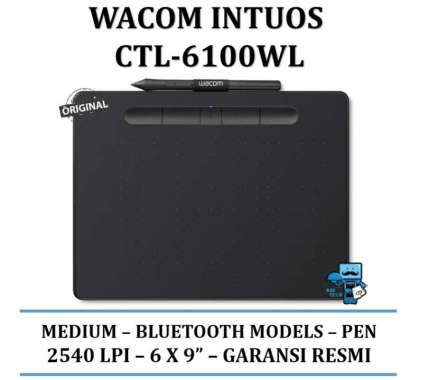 Wacom Intuos CTL-6100WL - Medium Tablet with pressure & Pen