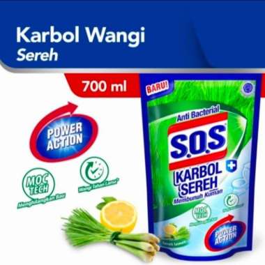 SOS KARBOL WANGI LEMON SEREH 700 ML