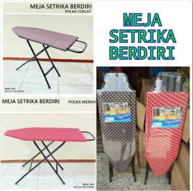 COD // Meja Setrika Lipat Berdiri Alas Setrika Tinggi // Meja Setrika // Meja Gosokan Besi Berdiri /