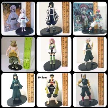 kimetsu no yaiba demon slayer hiasan action figure