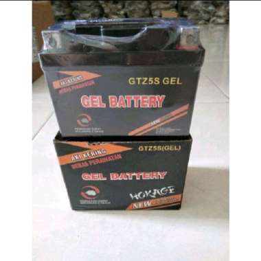 aki motor Hokage GTZ 5S gel beat / vario / karisma / supra x 125 / mio soul GT 125 ( full kering)