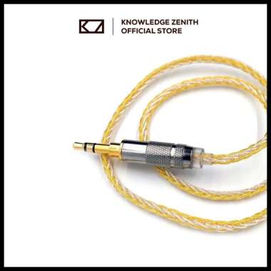 KZ Earphones Gold Silver Mixed Upgrade Cable Pin B / C / MMCX MMCX
