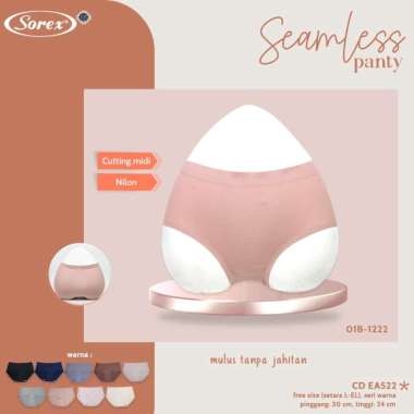SOREX CD EA 522 CELANA DALAM MIDI SEAMLESS TANPA JAHITAN ANTI NYEPLAK PORI JUMBO FREESIZE ( SETARA L