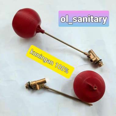 pelampung bola kuningan pelampung air toren otomatis pelampung toren 1"