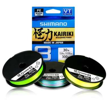 SENAR PANCING SHIMANO PE KAIRIKI 300M 30 Lbs