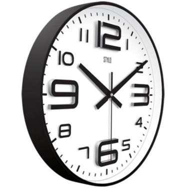 Jual Jam Dinding Hitam Putih Terbaru Harga Murah Blibli Com