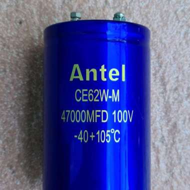 Antel Elco 47000 MFD 100V DS Audio System Elko Elektrolit Kapasitor