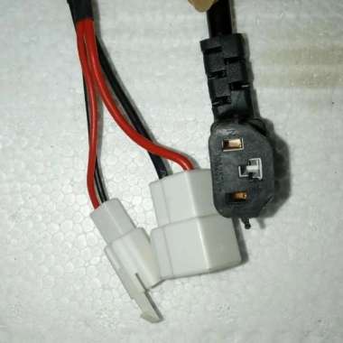 kabel power sepeda listrik bengkok L ukuran 2x1.5mm RICHIE