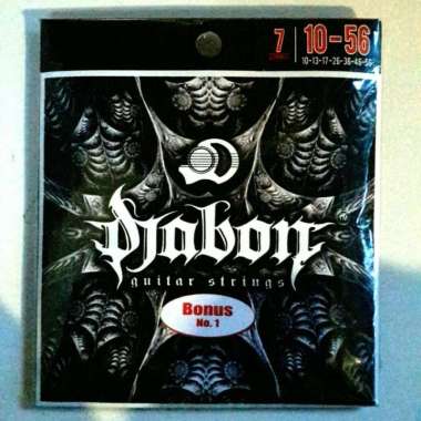 senar gitar strings string djabon 0.10 56 set 7 senar