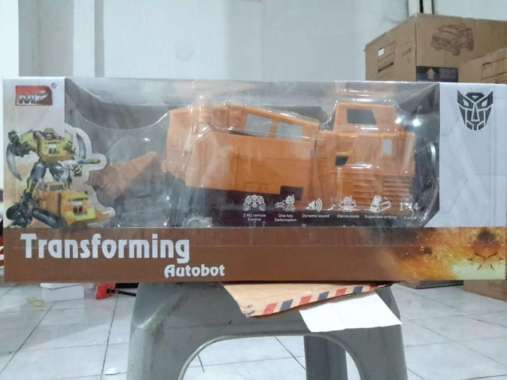 mobil remot control RC buldoser transformer besar mobil bisa jd robot