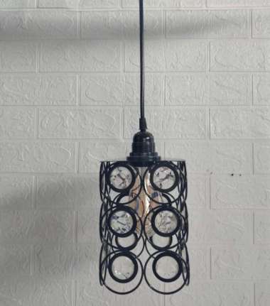 Lampu gantung cafe industrial minimalis