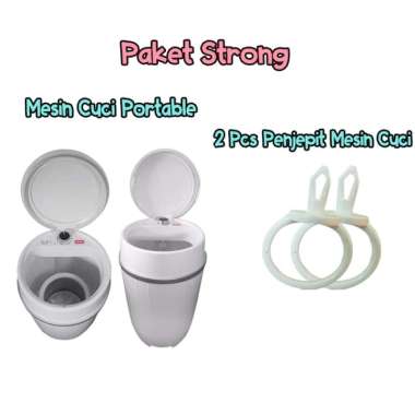 Paket Strong -[ Mesin Cuci WM 1 + 2 Pcs Penjepit Mesin Cuci]