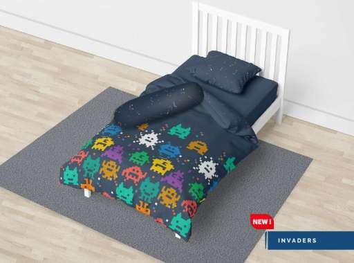 SPREI SINGLE CALIFORNIA " INVADERS " 120X200 BEST IN CLASS 120 x 200 INVADERS