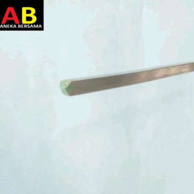 Inlay As Kotak Stainless Steel 8mm x 8mm 201 Panjang 99.5cm