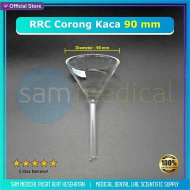 RRC Corong Kaca 90mm Alat Laboratorium