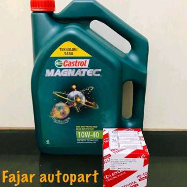 oli Castrol Magnatec 10W 40 4L / paket filter oli Avanza Xenia Rush Terios grandmax luxio