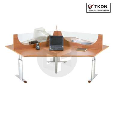Meja Kerja Kantor Workstation Meja Partisi Kantor Meja Kerja Kantor 3 Orang Staff Meja Cubical Meja 