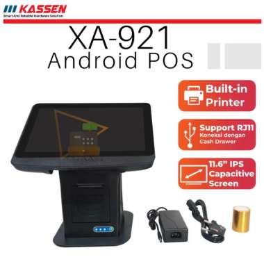 PRINTER KASSEN XA921 MESIN KASIR POS ANDROID DESKTOP BUILT-IN 58MM PRINTER