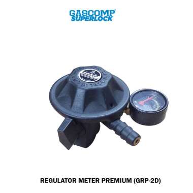Regulator Gas Meter Premium GASCOMP GRP-2D Tekanan Rendah