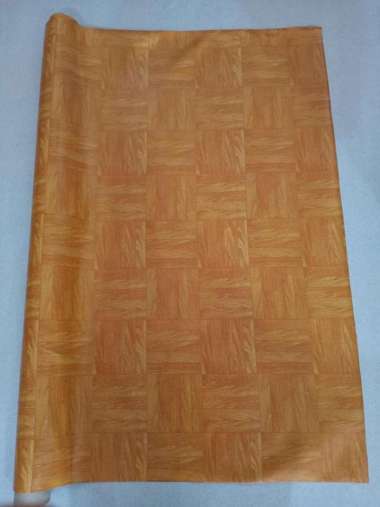 Karpet Plastik Vinyl Daimaru untuk Lantai /Alas meja Urat Kayu meteran