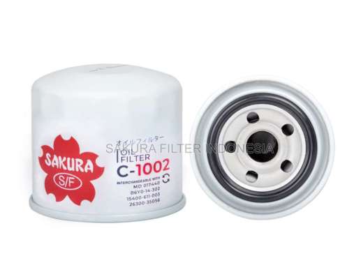 Sakura Oil Filter MIT Colt Minicab, Mazda, Ford Japan, Hyundai C-1002