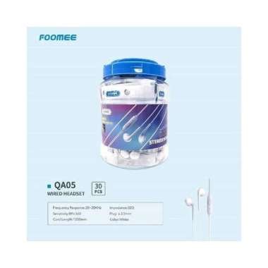 Headset FOOMEE QA05 Wired 1Toples isi 30pcs